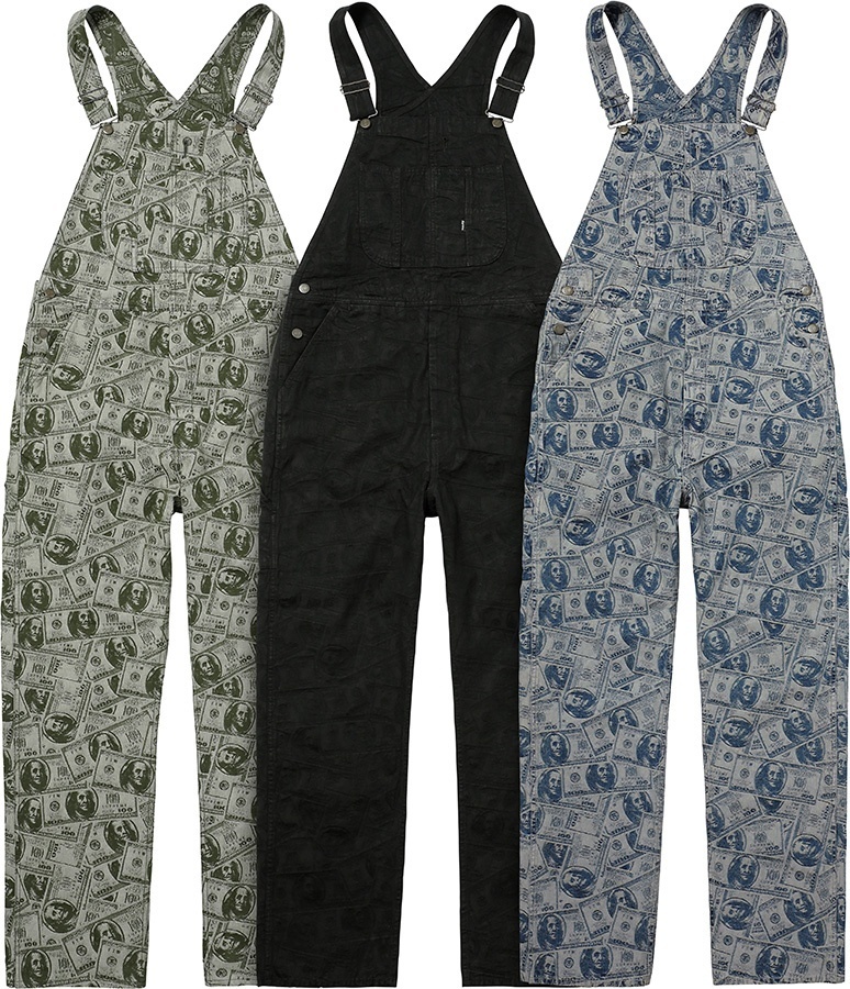 100 Dollar Bill Overalls